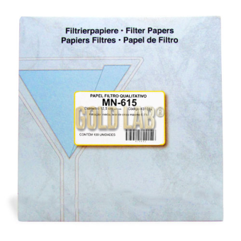 PAPEL FILTRO QUALITATIVO MN 617 125MM C/100FL