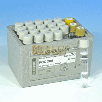 NANOCOLOR POC 200 20-200 MG/L POC P/20T