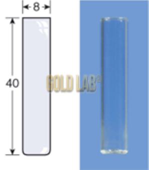 SHELL VIAL N8 INCOLOR S/ACAB.SUP.8X40MM 1,2ML C/100PC