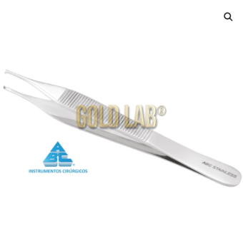 PINÇA ADSON 12CM COM DENTE 1X2