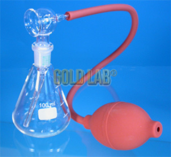 GLASS LABORATORY SPRAYER WITH RUBBER BULB