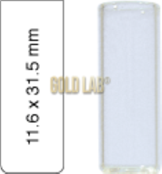 SHELL VIAL N12 INCOLOR S/ACAB.SUP.11,6X31,5MM 2ML C/100PC