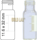 VIAL C/R N9-1 INCOLOR GRAD.SILAN.11,6X32MM 1,5ML C/100PC