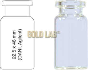 VIAL S/R N20-5 DIN INCOLOR 20,5X38MM 5ML C/100PC