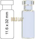 VIAL S/R N11-1 INCOLOR C/ANEL AREA ROT.ABERT.LARG.1,5ML 100