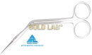 TESOURA HEYMANN ANGULADA 18CM C/ SERRILHA PARA CIR. NASAL