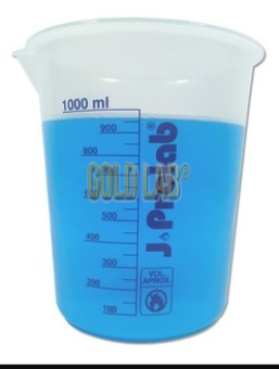 BEQUER GRAD. 1000ML POLIPROPILENO AUTO RELEVO