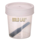 COLETOR UNIVERSAL GRAD. 80ML TAMPA 9MM TRANSPARENTE TAMPA BRANCA C/ROSCA C/ PA CX/ C 500