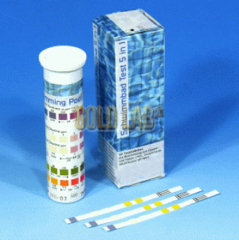 TESTE DE PISCINAS CL2 0-10MG/L ALC.0-240MG/L PH 6,4-8,4 C/50