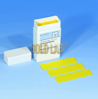 PAPEL AMARELO NITRACINA C/200 TIRAS 20 X 70 MM