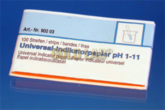 PAPEL INDICADOR DE PH 1-11 LIVRO C/100 TIRAS