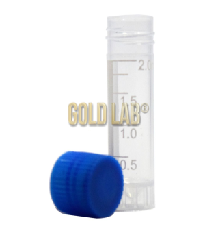TUBO CONG. 2ML GRAD. ROSCA EXT. ANEL VEDAÇÃO C/200