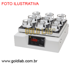 AGITADOR KLINE HORIZONTAL C/ TIMER DIGITAL C/PLATAFORMA 360X400 20-220 RPM 70W (GARRAS OPCIONAIS ) 110 OU 220 V