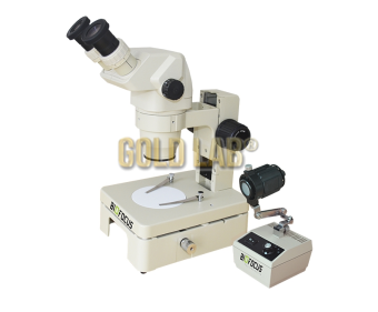 ESTEREOMICROSCÓPIO EMBRIOLÓGICO BINOCULAR - COM ZOOM - COM AUMENTO ATÉ 180X - BASE COM ESPELHO REGULÁVEL