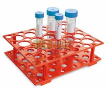 RACK EM ABS PARA TUBOS DE CENTRIFUGAÇÃO DE 15ML E 50ML. UNIDADE