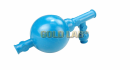 PERA/PIPETADOR BORRACHA 3 VIAS - ACO INOX