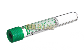 TUBO VACUO T. VERDE  9,0 ML C/100 + HEPARINA SODIO + PREMIUM 