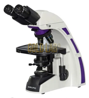 MICROSCOPIO BINOCULAR OTICA FINITA ACROMATICO C/ DISPOSITIVO POLARIZAÇAO LED 3W 1600X