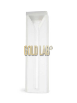 CUBETA QUARTZO 1,0ML 10MM + TAMPA PTFE + 2 FACES POLIDAS