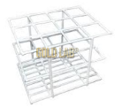 RACK/ESTANTE ARAME REVESTIDO PVC 12 TUBOS 13MM