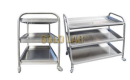 GUICHE INOX 3 PLANOS A 80CM / L 80CM / P 30CM