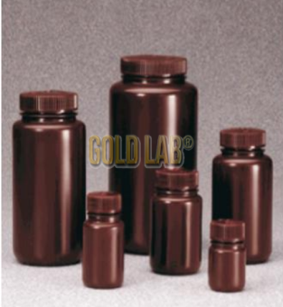 FRASCO AMBAR BOCA LARGA HDPE 60ML 1UN
