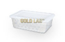 BANDEJA/CAIXA PLASTICA 13 LITROS 46X30X14CM MICRO ONDAS FREEZER C/ TAMPA