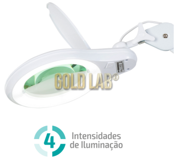 LUPA DE BANCADA HL-410LED DIMMER 8D BIV - 55X29X12