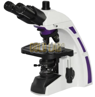 MICROSCOPIO TRINOCULAR OTICA FINITA ACROMATICO COM CONTRASTE DE FASE (OBJ 10X, 20X, 40X, 100X)