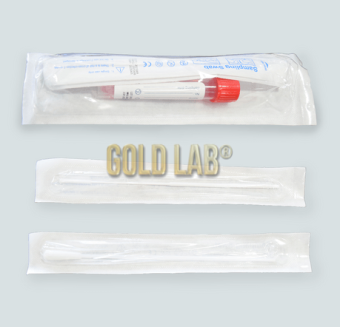 KIT MEIO DE TRANSPORTE VIRAL COM 2 SWABS NYLON