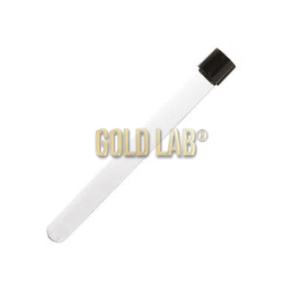 TUBO DE VIDRO COM TAMPA DE ROSCA BAQUELITE 34ML 18X180MM CX/100 UN