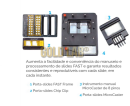 SISTEMA MICROCASTER MANUAL 8 PINOS PORTA-SLIDES 8 PINOS CONDICIONADOR/REPLICADORES REPOSIÇÃO C/1