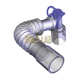 TUBO EXTENSOR FLEXÍVEL COTOVELO DUPLO GIRATÓRIO (C/ ACESSO A EQUIPAMENTO)