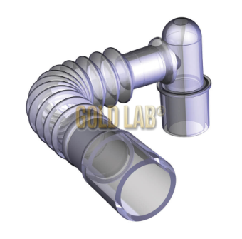 TUBO EXTENSOR FLEXÍVEL COTOVELO GIRATÓRIO 90°