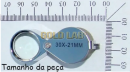 MINI LUPA PROFISSIONAL LENTE 21MM AUMENTO DE 30X
