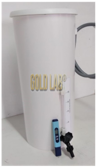 DEIONIZADOR DE AGUA DE 100L/H COM ARMAZENAMENTO 20 LITROS