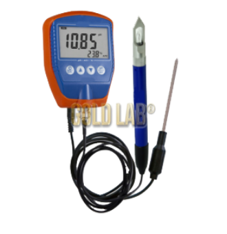 MEDIDOR DE PH PORTÁTIL (AK103) + ELETRODO DE PH EM EPÓXI COM FACA BNC