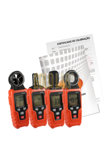 TERMOANEMÔMETRO DIGITAL-SAFE 200+TERMO-HIGRÔMETRO PORTÁTIL-SAFE 300+DECIBELÍMETRO DIGITAL-SAFE 500+LUXÍMETRO DIGITAL-SAFE 700