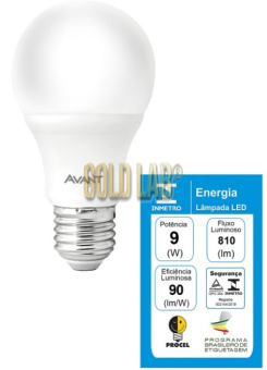 LAMPADA LED 9W/6500K BIVOLT