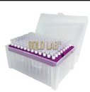 PONTEIRA 0 A 10UL, LONGA, TRANSPARENTE, LIVRE DE DNA/RNASE, REFIL, EM RACKS COM 10 BANDEJAS COM 96 PONTEIRAS POR RACK.