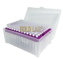 PONTEIRA 0 A 10UL RACK 96 PÇS C/FILTRO LIVRE RNASE/DNASE/APIROG. (LONGA)