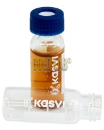 KIT VIAL PARA CROMATOGRAFIA 1,5ML TRANSPARENTE COM TAMPA P.C. 100UN/CX