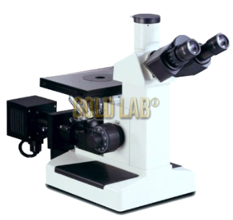 MICROSCOPIO METALOGRAFICO INVERTIDO 3 OBJETIVAS ACROMATICAS E 1 OBJETIVA SEMIPLANA ACROMATICA