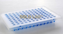 PLACA PCR 96 POÇOS 0,2ML C/25 + MEIA BORDA + CORTE A12 + LIVRE RNASE/DNASE/APIROG.