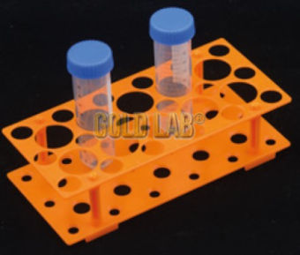 RACK/ESTANTE TUBOS 4X50ML/12X15ML/32X0,5ML/32X1,5ML - LARANJA