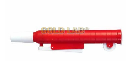 PIPETADOR DE VOLUMES MANUAL PI-PUMP. 25 ML. VERMELHO