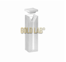CUBETA QUARTZO 1,4ML 40MM DUAS FACES POLIDAS TAMPA PTFE