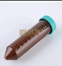 TUBO CENTR. 50ML C/25 DESC. ESTERIL L.DNASE/RNASE/DNA/N PIROG. AMBAR