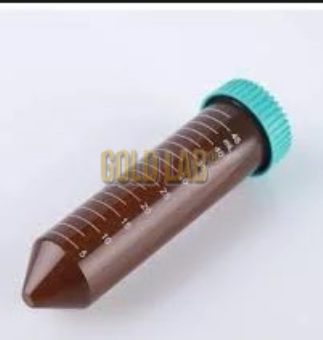 TUBO CENTR. 50ML C/25 DESC. ESTERIL L.DNASE/RNASE/DNA/N PIROG. AMBAR