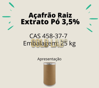 AÇAFRÃO RAIZ EXTRATO PÓ 3,5% 100G